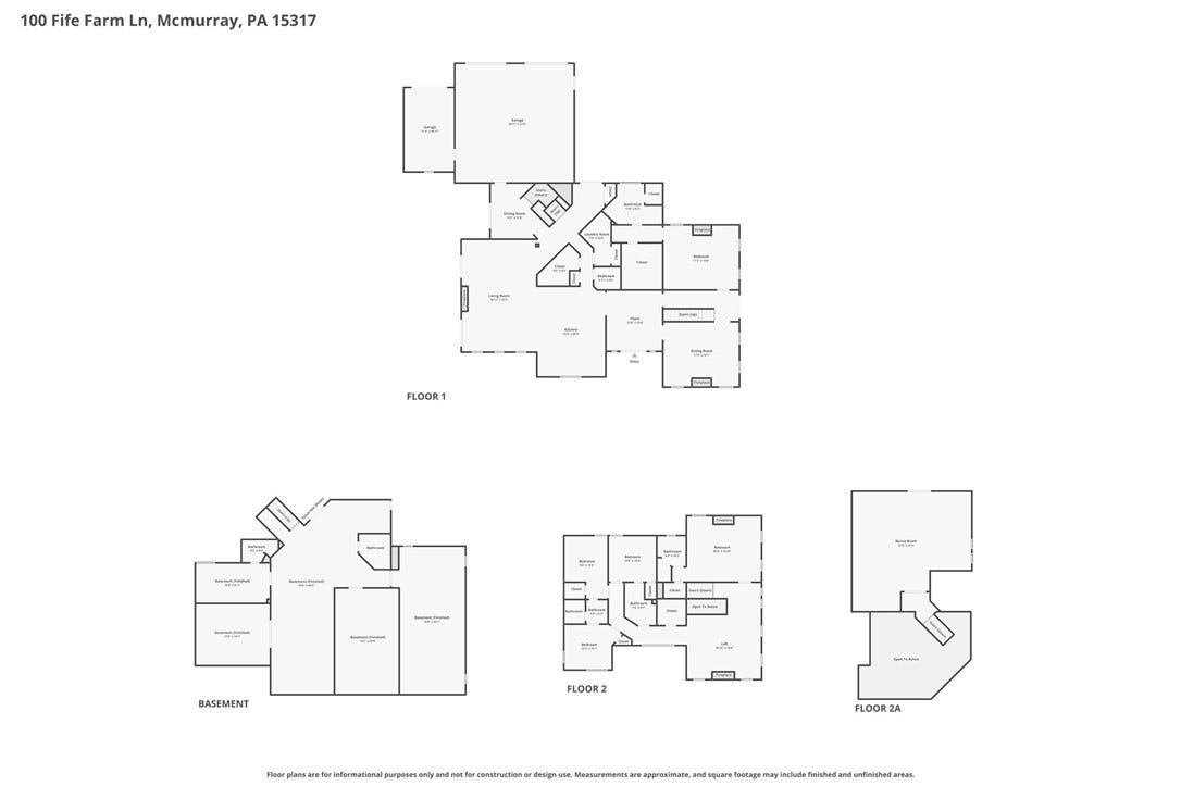 Floor Plan  100 Fife Farm Lane