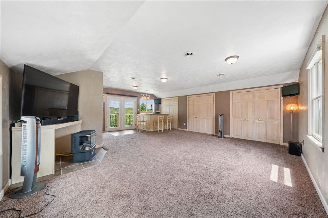 Entertainment Space above Garage