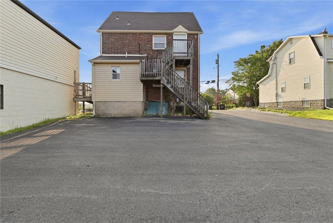 rear apartment stairs