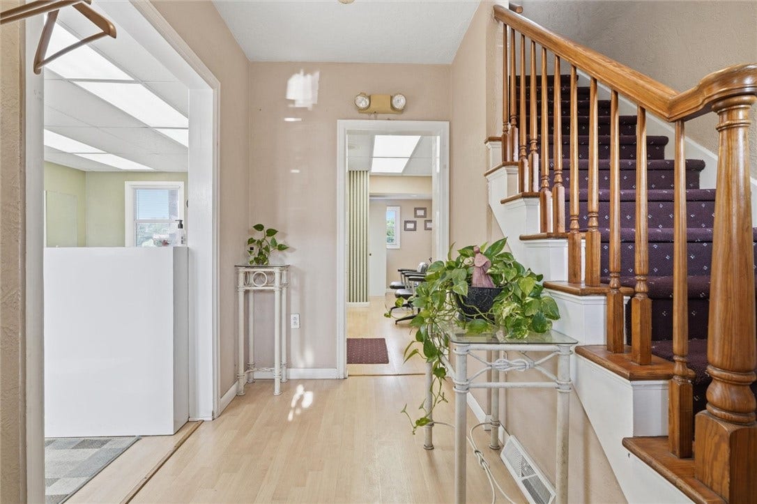 entry with apt entrance stairs