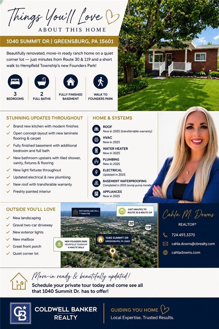 1040 Summit Dr, Greensburg, PA 15601
