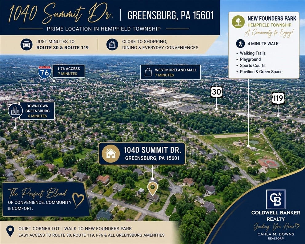 1040 Summit Dr, Greensburg, PA 15601