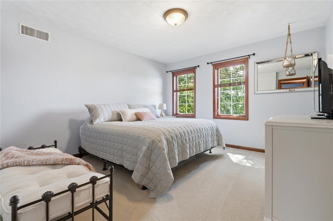 Front Facing, 13x12 Bedroom #2 with Lighted Walk in Closet.