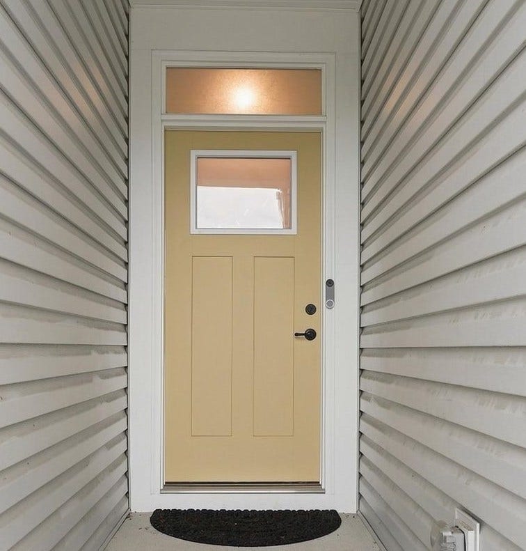 1005 Wellington Ct. Front door entrance welcomes you home.