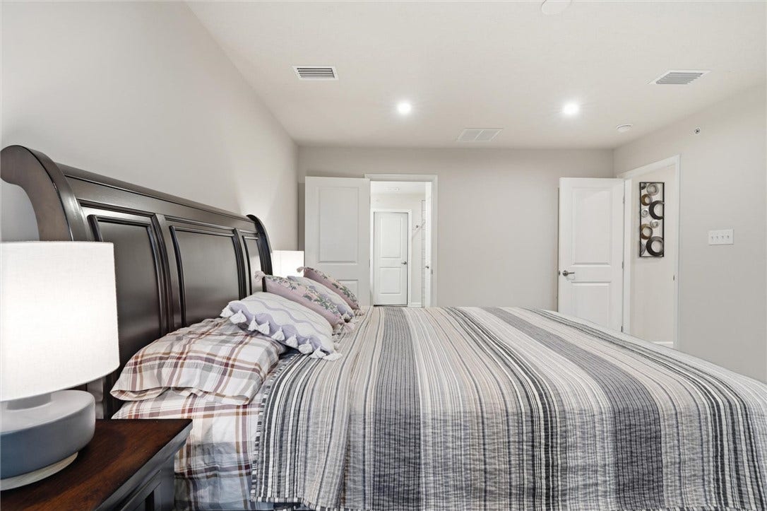 Primary Bedroom with en-suite and walk-in closet.