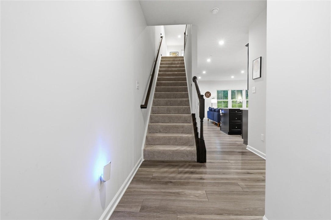 12'x7' Entry with guest half-bath.