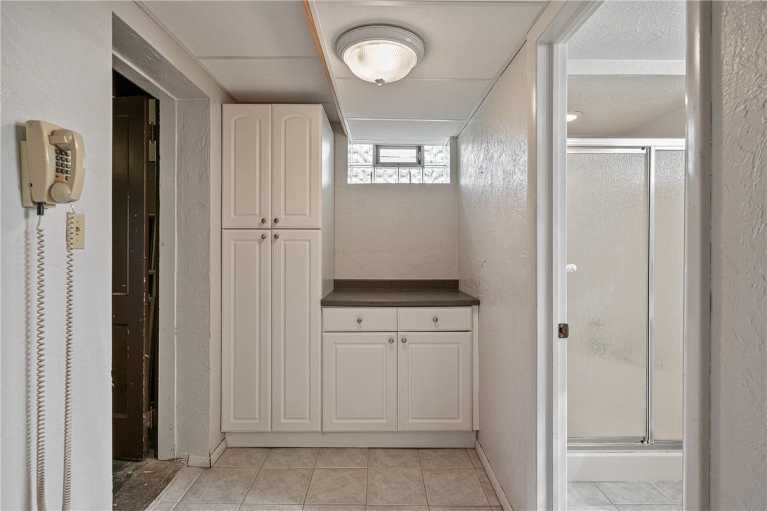 another large full bathroom on the lower level