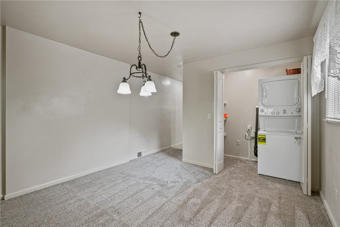 but could serve as an extra bedroom or office. First floor laundry space!