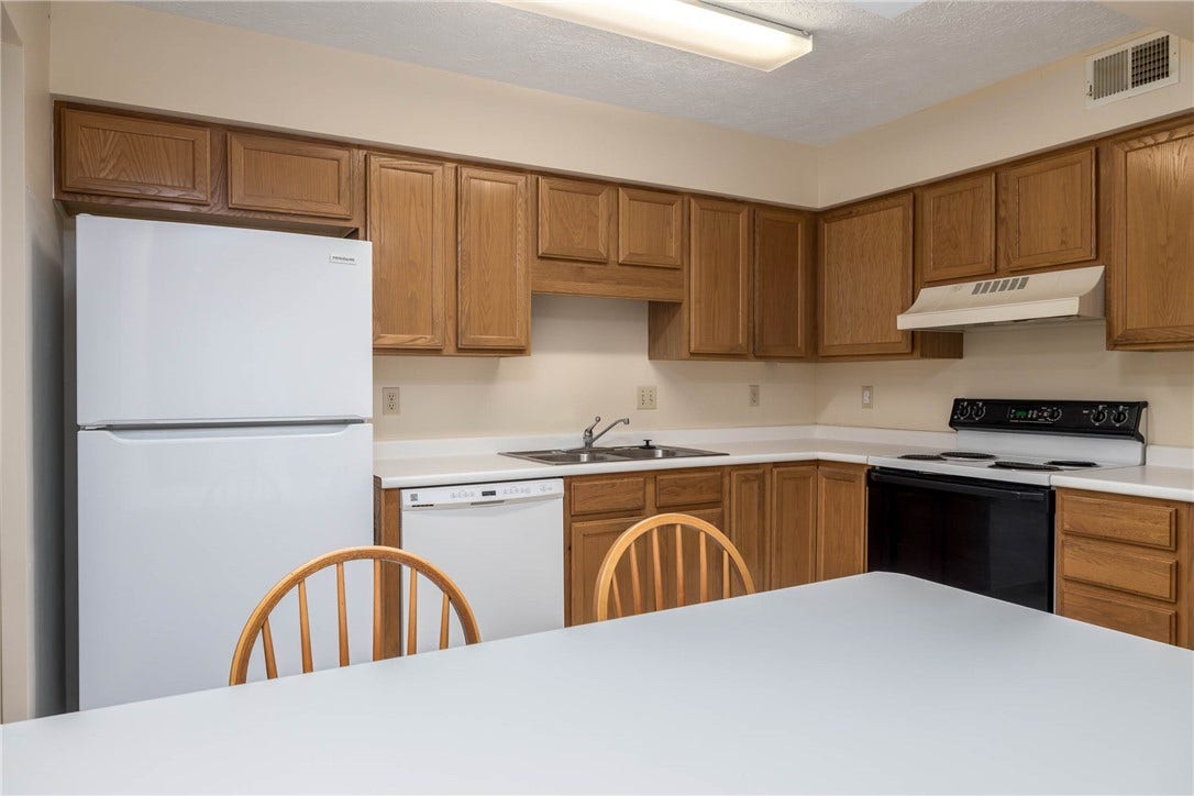 Close up of kitchen.