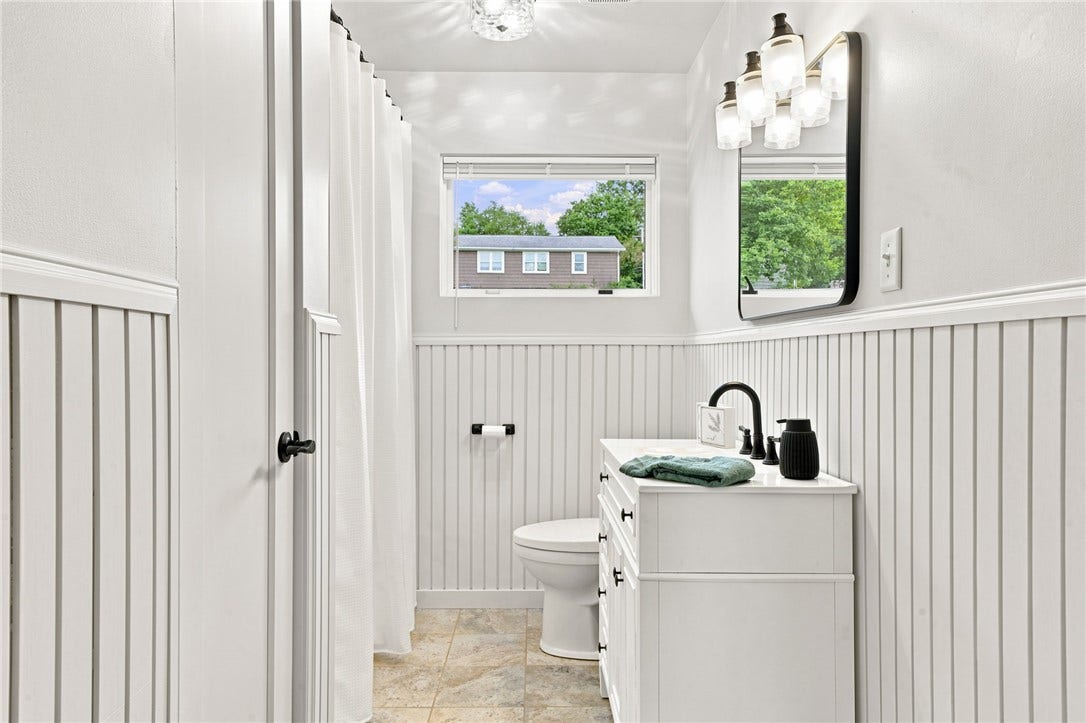 With walk in shower