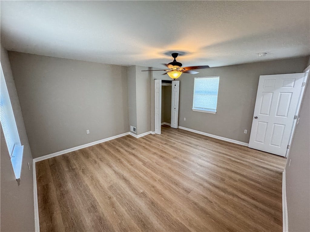 Newly renovated bedroom