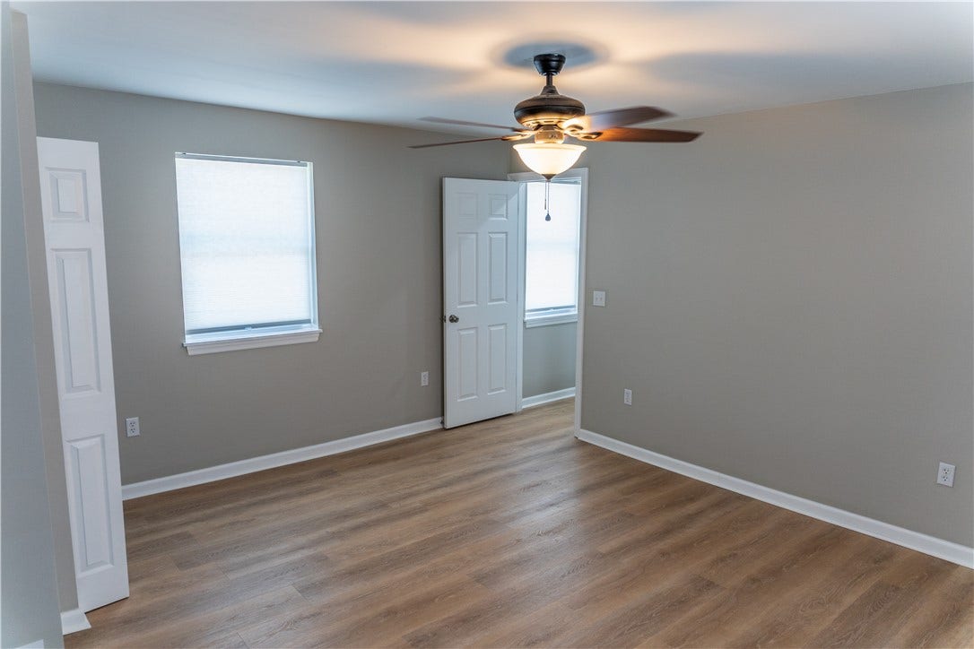 Newly renovated bedroom