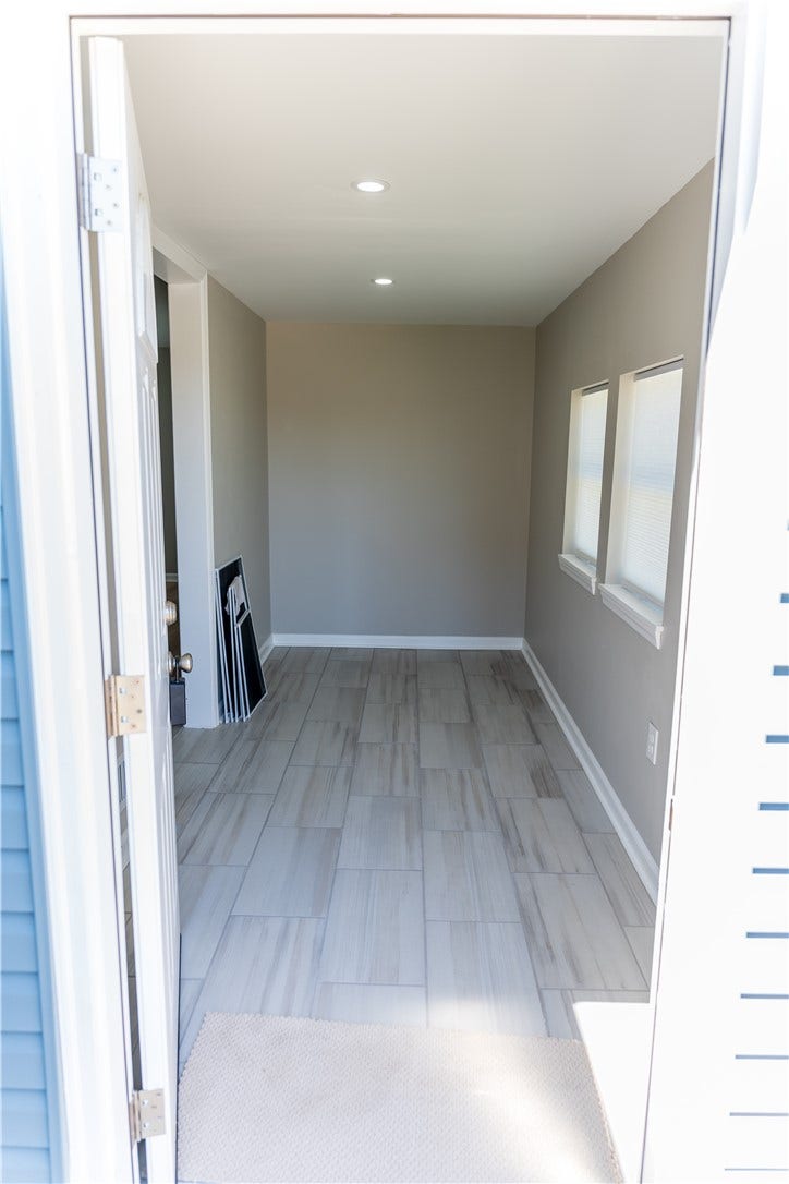 Entrance into foyer