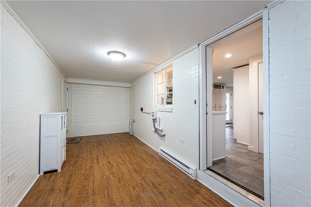 The 20X8 laundry and mud room is conveniently located off of the attached garage and into the kitchen area.