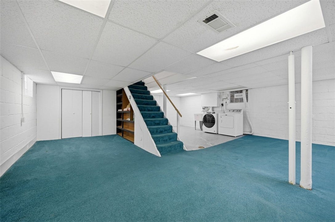 Lower-level game room
