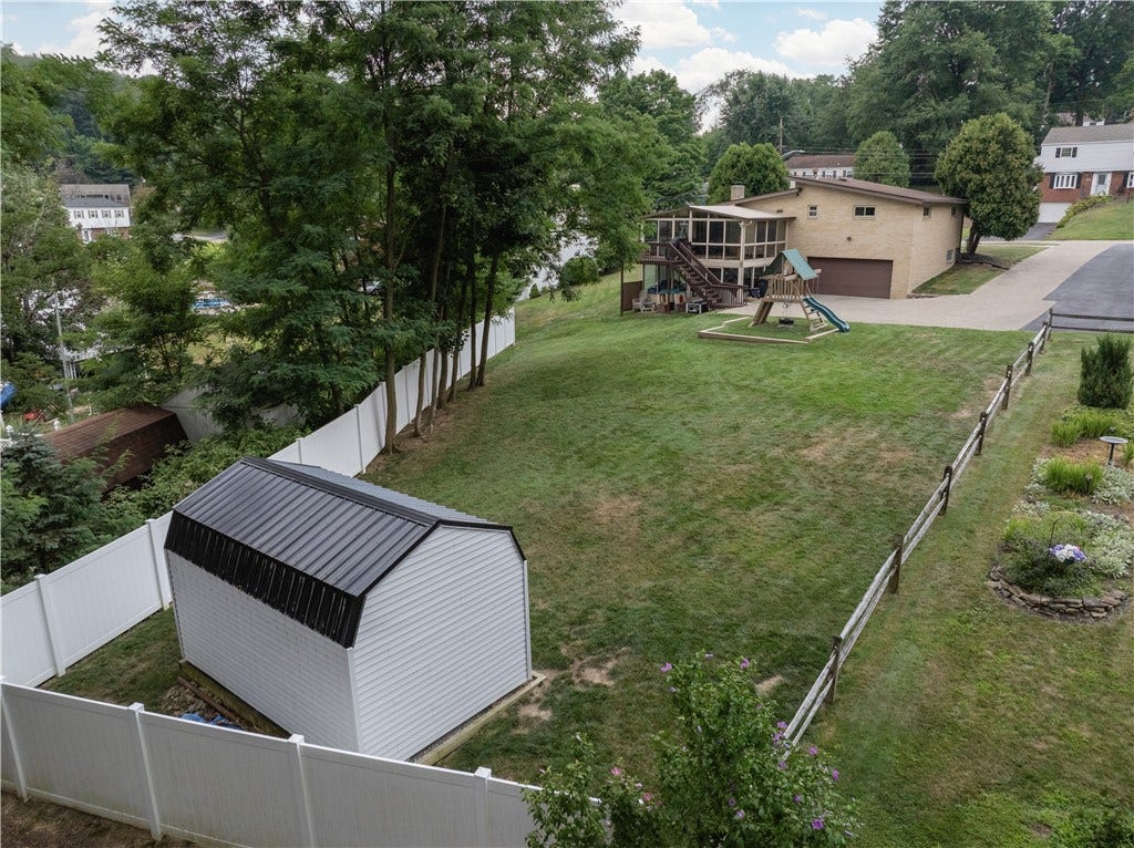 A view of the entire property from the backyard.