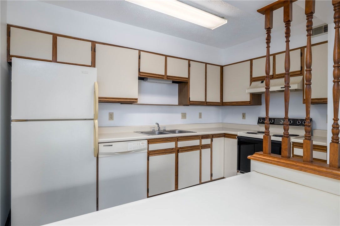 Freshly painted kitchen!