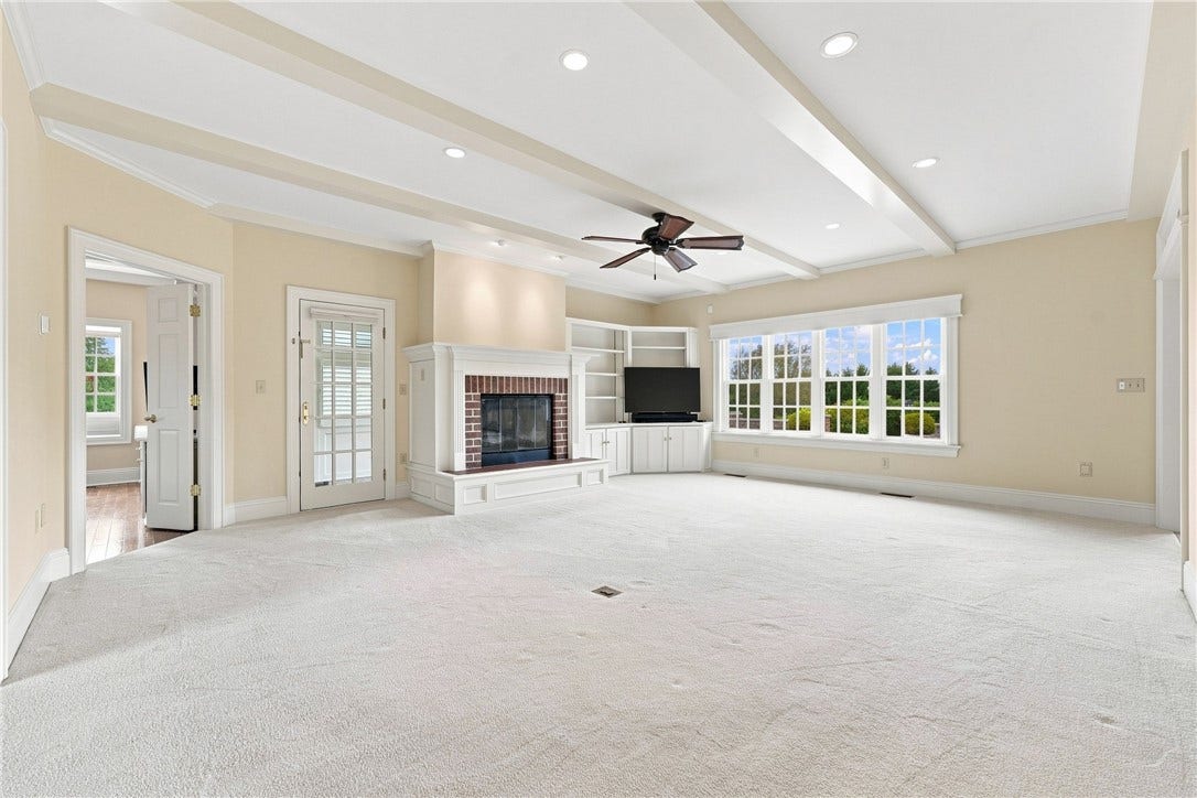With windows overlooking the idyllic backyard, and the large wood burning fireplace, the family room will become one of your favorite places to relax and unwind.