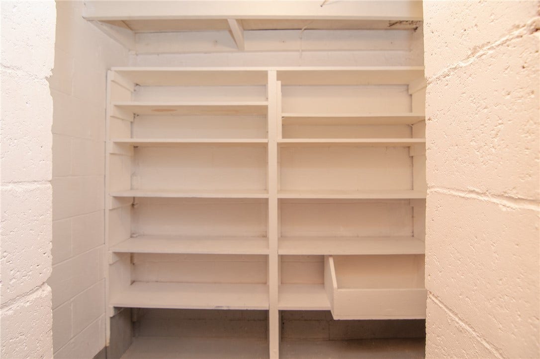 in basement