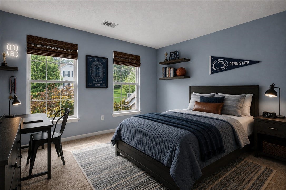 3rd bedroom virtually staged