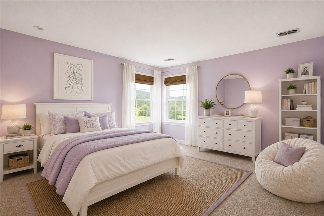 2nd bedroom virtually staged