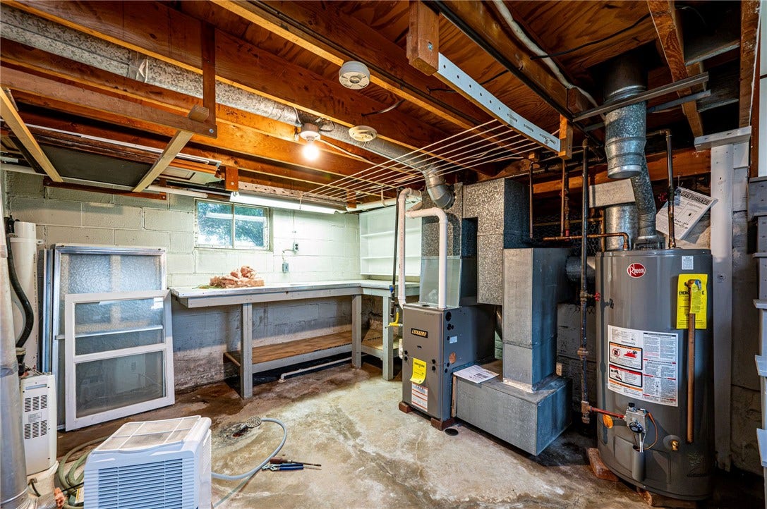 623 Brinker Ave, Latrobe, PA 15650 REAR HOUSE BASEMENT MECHANICAL ROOM