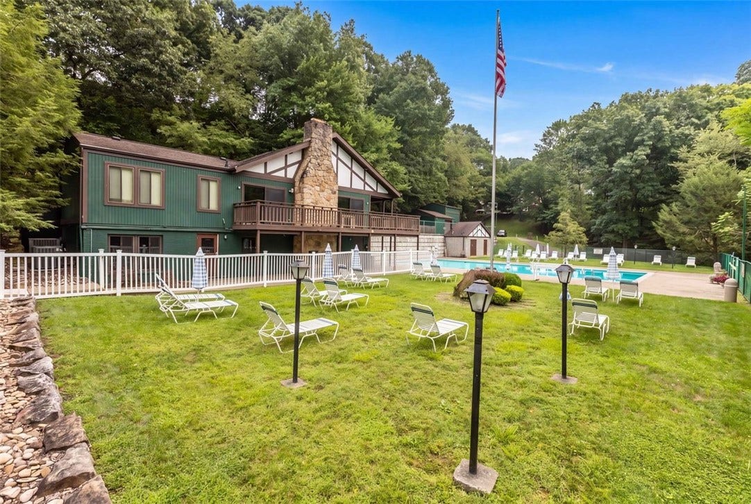 Clubhouse and pool area