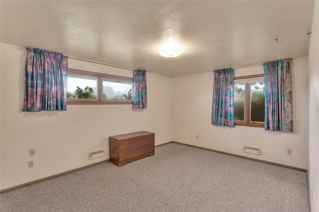 Primary Bedroom is a nice size!