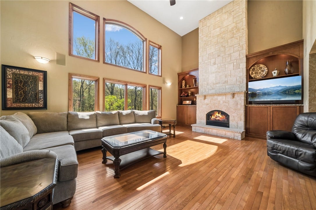 2 story family room