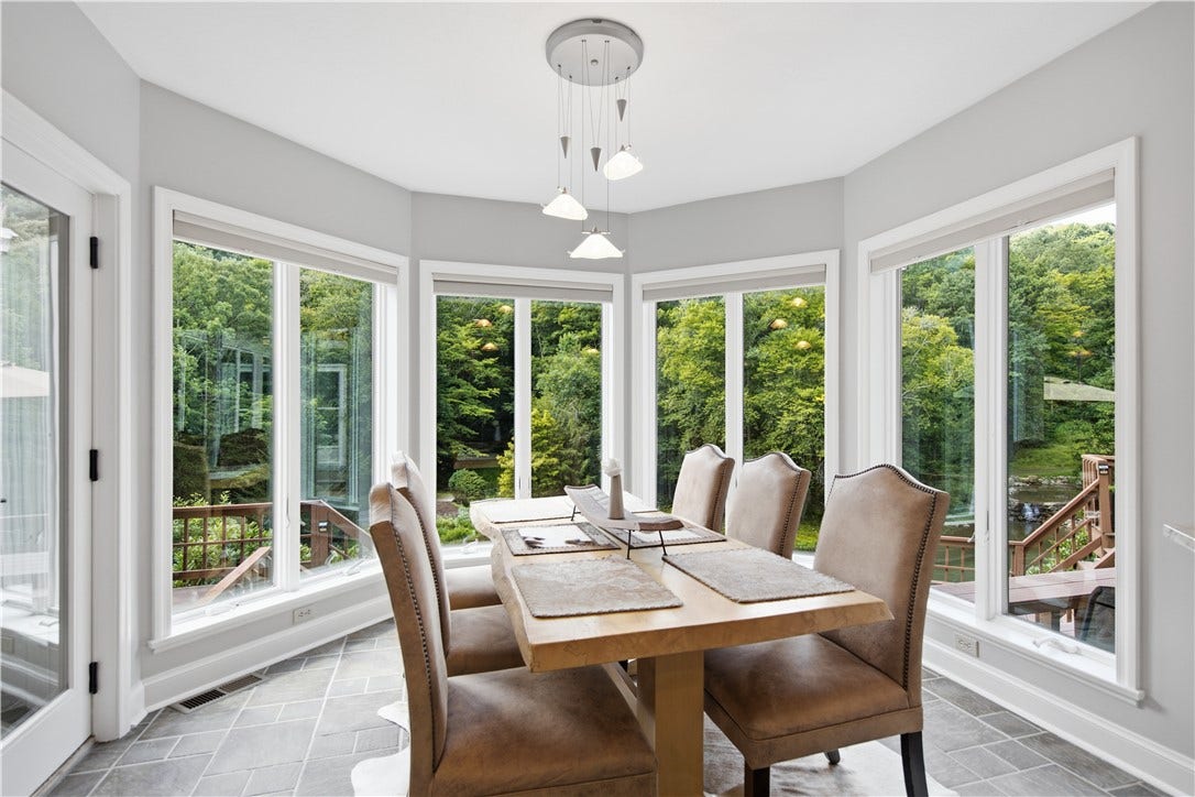 Informal dining area