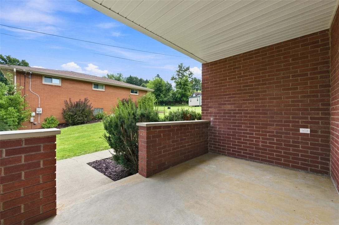 Front covered porch