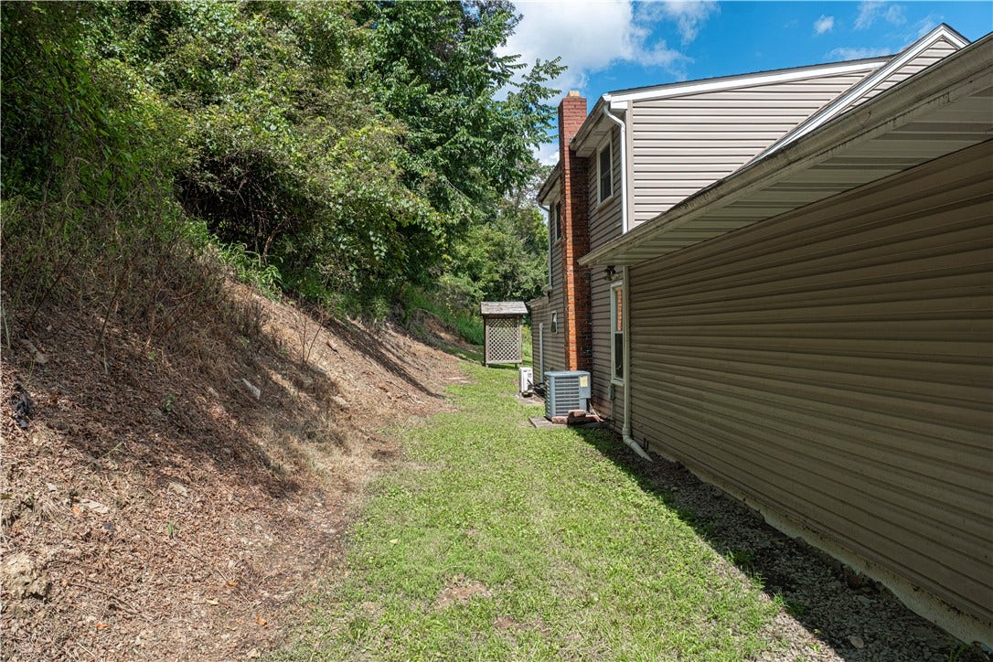 The back of the house.