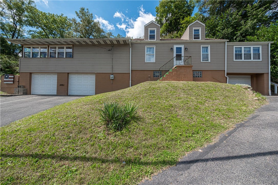 The sprawling Cape Cod home has 3 bedrooms and 3 full baths.