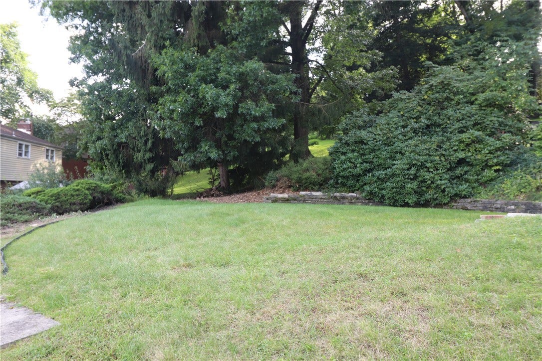 This is the upper level yard.
