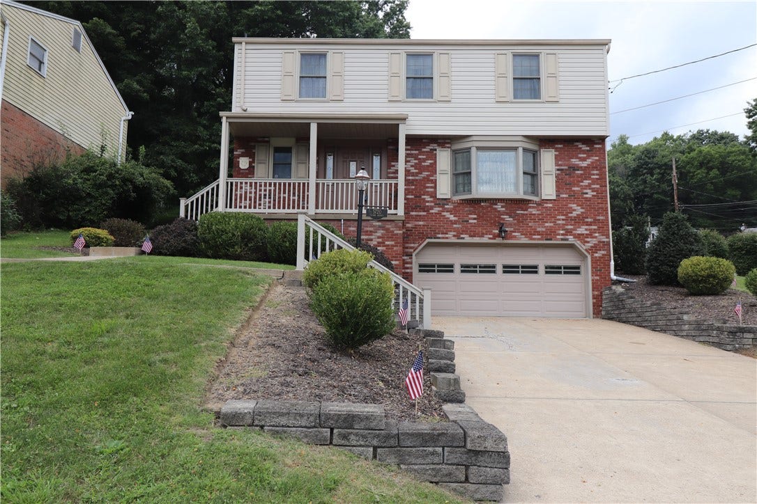 Large concrete driveway!