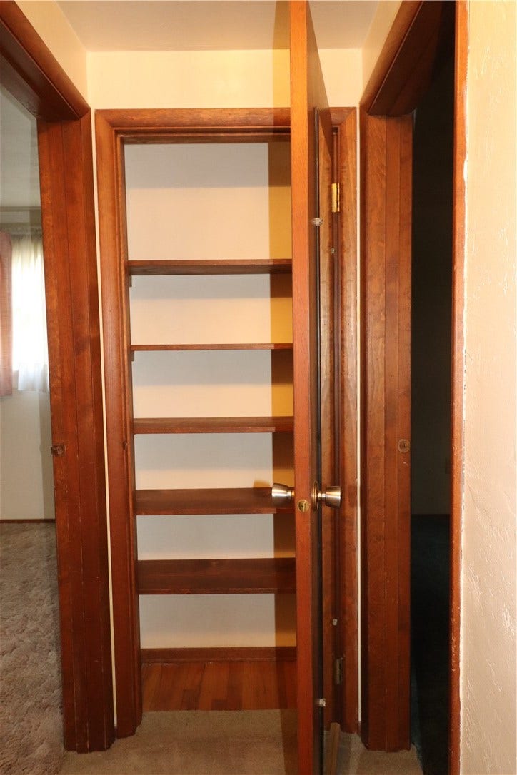 Linen closet.