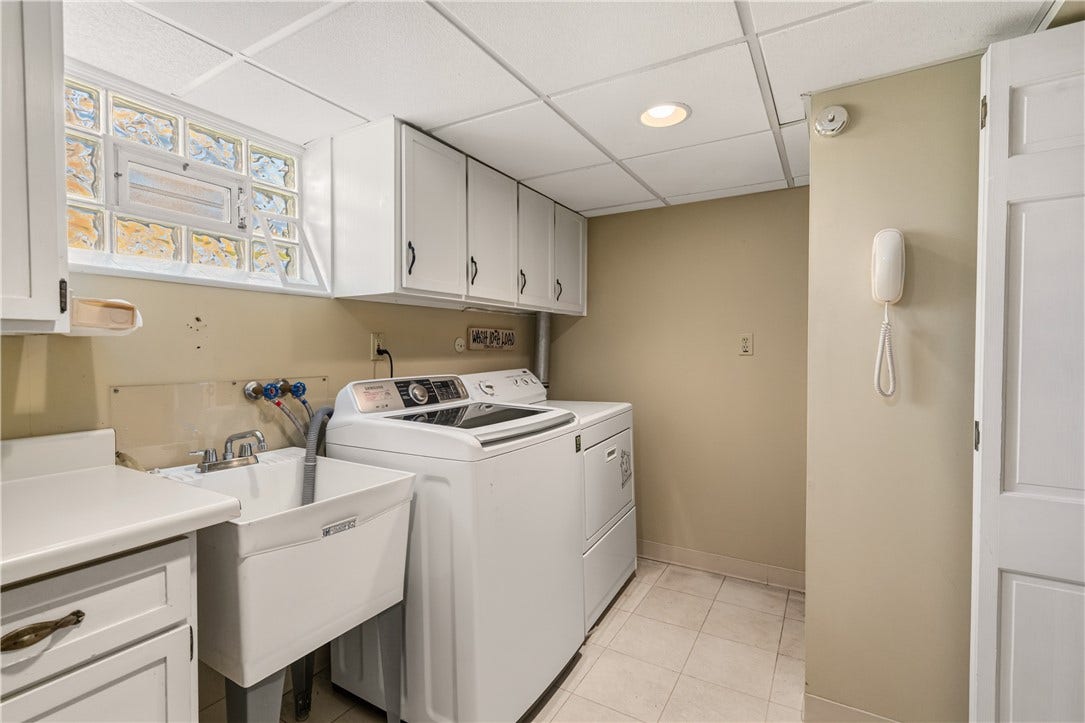 Washer and dryer remain.
