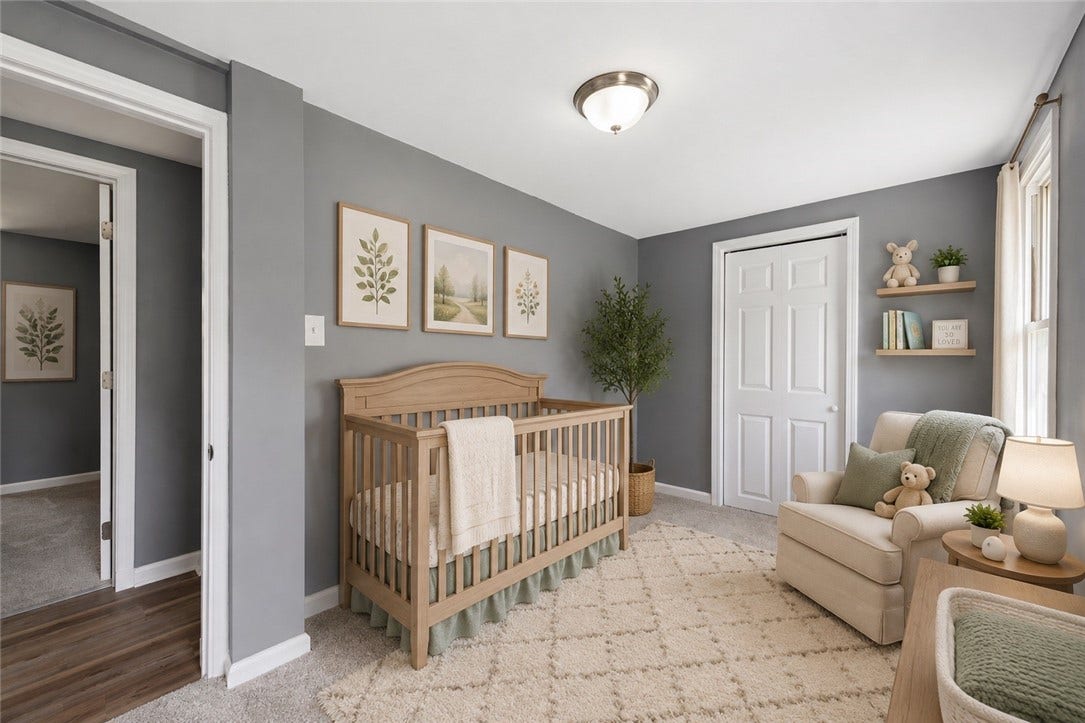 3rd bedroom *virtually staged*