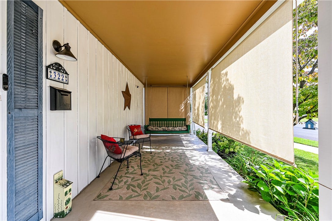 THE FRONT PORCH SWING IS WAITING FOR YOU.