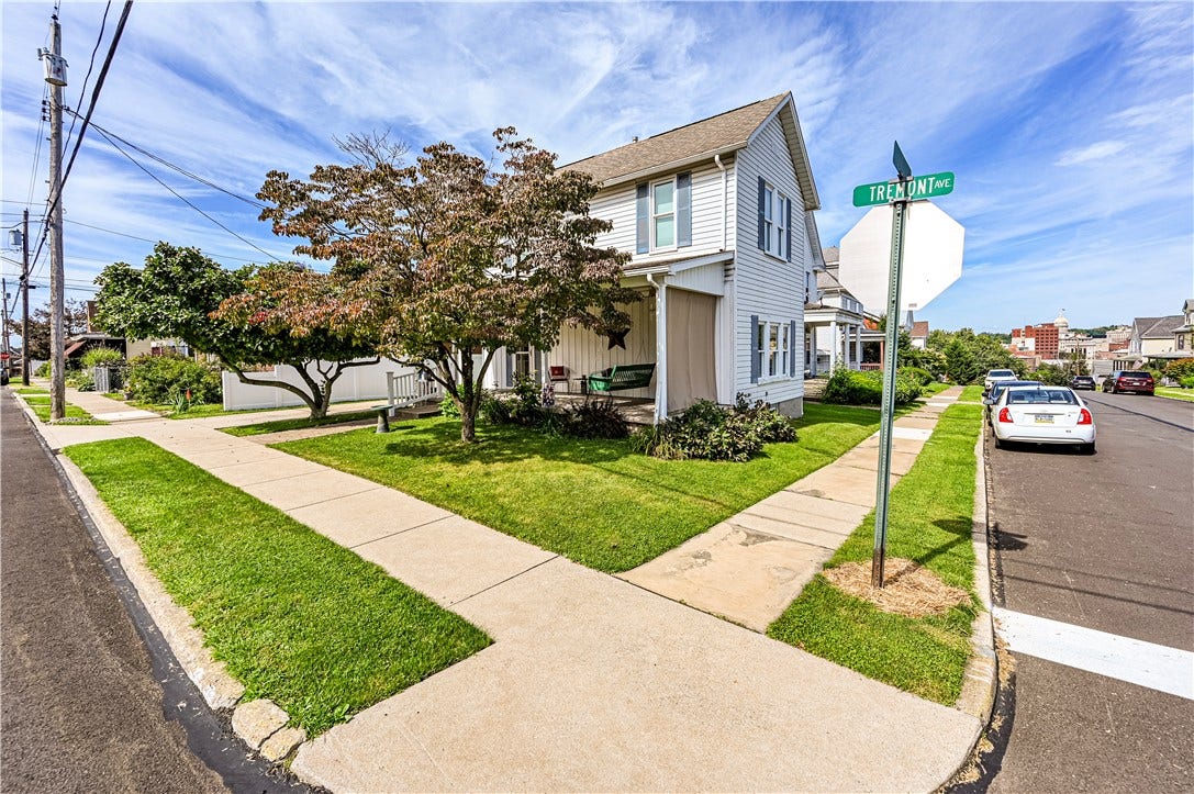 PROPERTY IS LOCATED ON A CORNER LOT AT TREMONT AND VINE