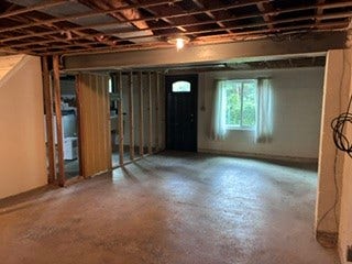 1120 O Block Road, Pittsburgh, PA 15239 Full basement with walk out and large window to beautiful backyard.