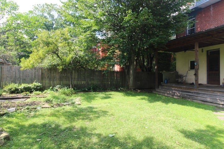 5546 Hays St, Pittsburgh, PA 15206 The back porch extends the entire width of the home.