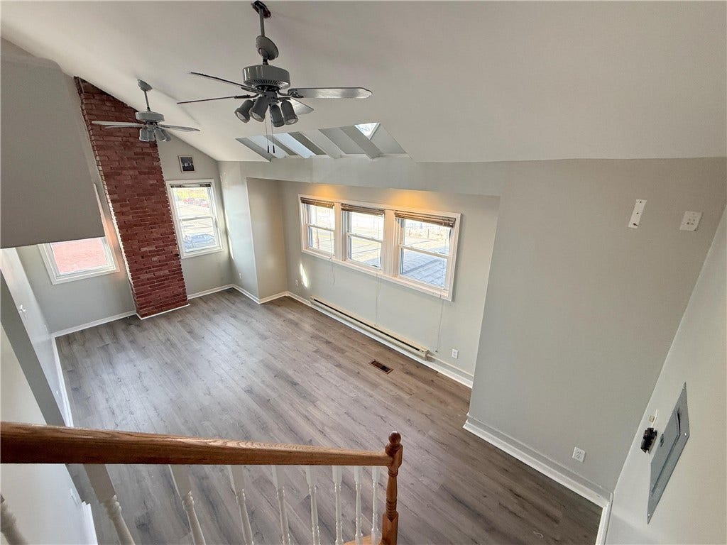 Apartment Living Room Aerial View