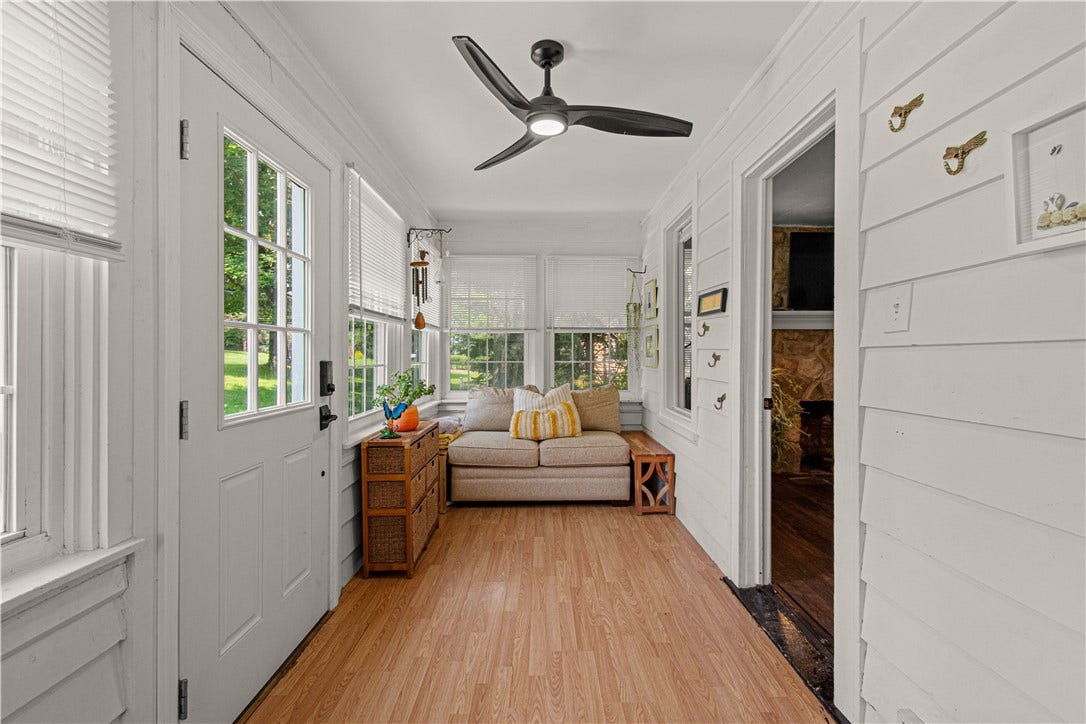 Enter into a sun room