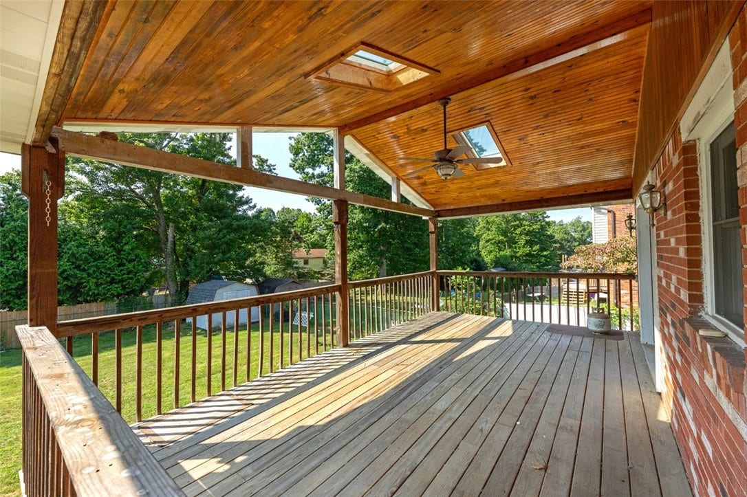 Covered Back Deck