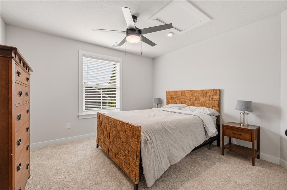 All bedrooms have ceiling fans and large closets