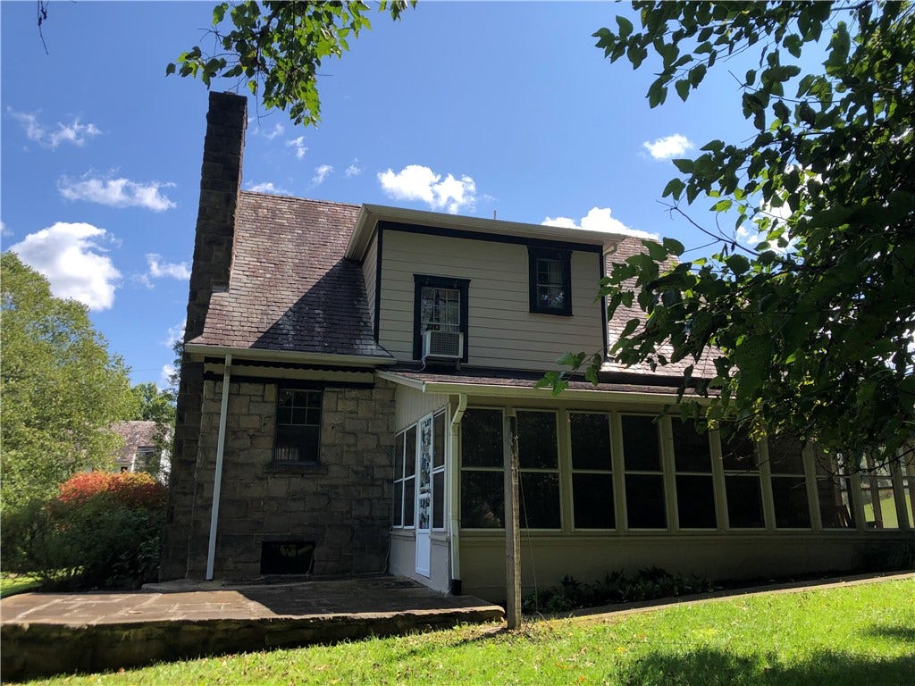 Rear of home