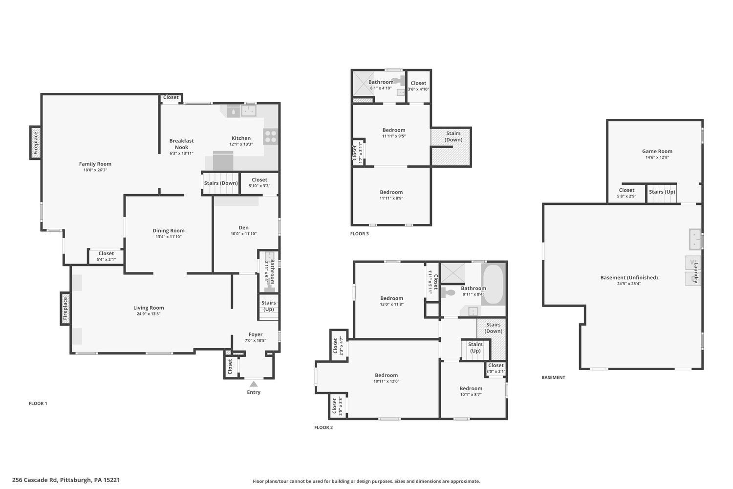 256 Cascade Road, Pittsburgh, PA 15221 256 Cascade Road, Pittsburgh, PA 15221