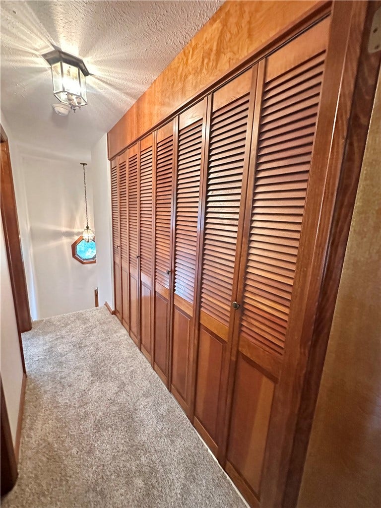 wall of cabinets