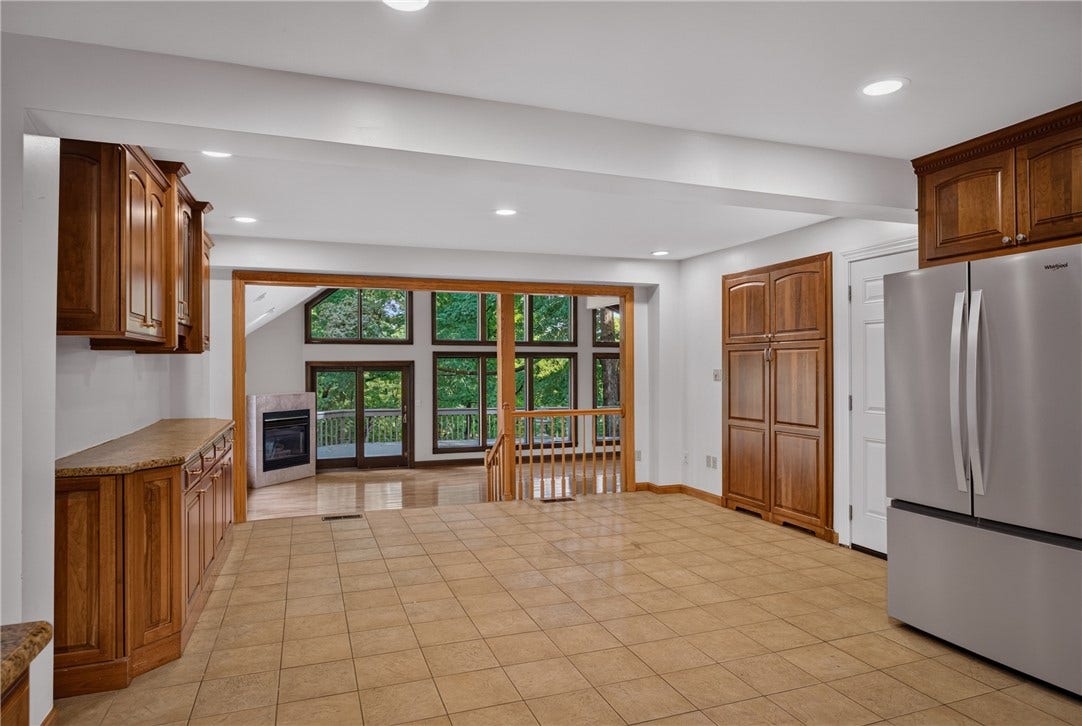 A spacious pantry adds everyday convenience.